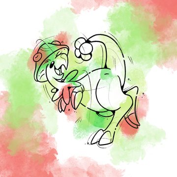 Breloom acuarela
