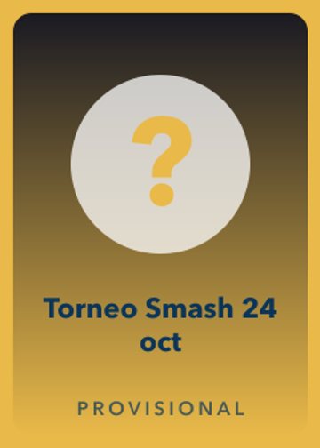 Torneo Smash 24 oct